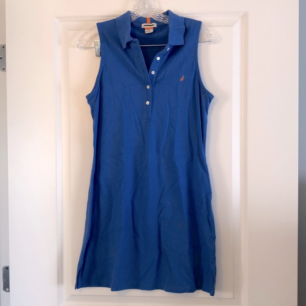 Blue nautica polo dress